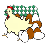 Eieren en gevogelte vlees
